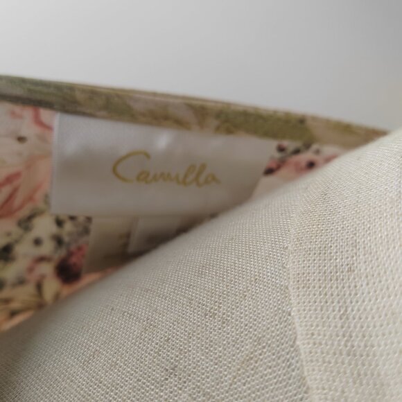 CAMILLA Meet me at the majestic long button front dress - Picture 14 of 15